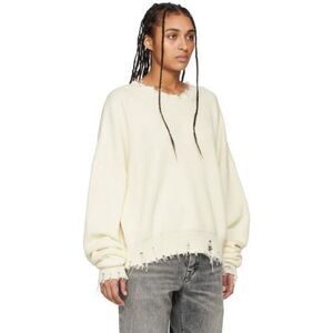 The Unravel Project Frayed Cashmere Sweater Jumper Made in Italy Size M